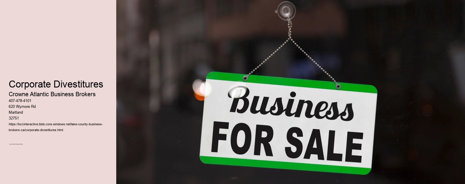 Corporate Divestitures